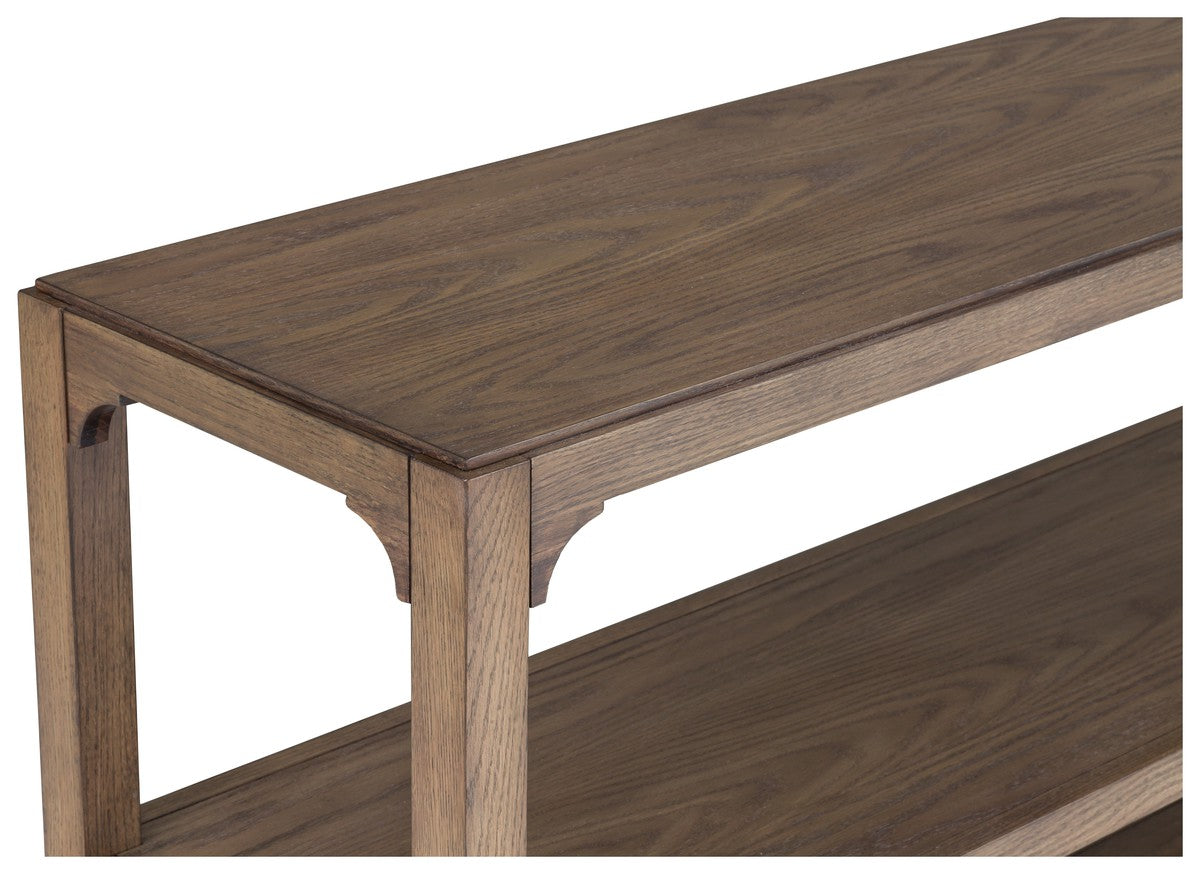 Callahan Console Table - Louve - High Pressure Laminate,Red Oak Solids and Veneers