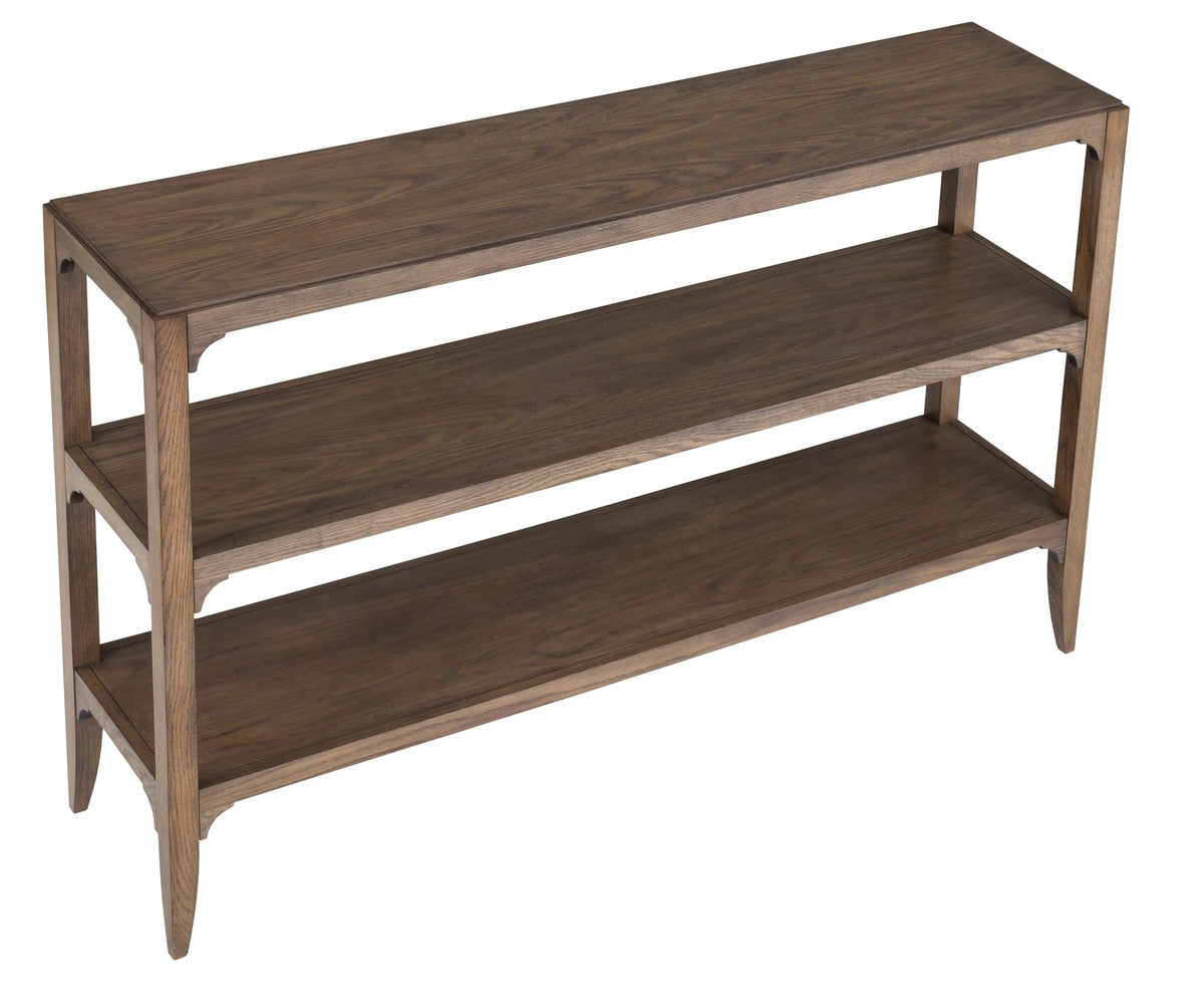 Callahan Console Table - Louve - High Pressure Laminate,Red Oak Solids and Veneers