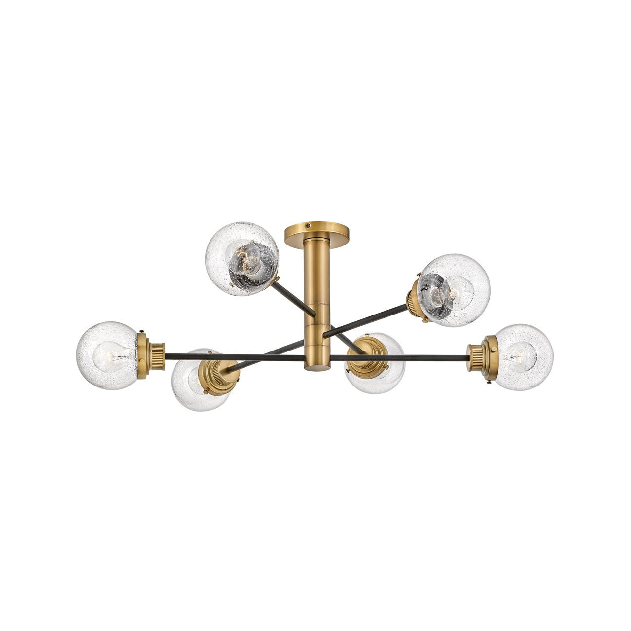 Foyer Poppy Extra Large Semi-flush Mount-Hinkley Lighting-HINKLEY-40696BK-Flush Mounts-1-France and Son