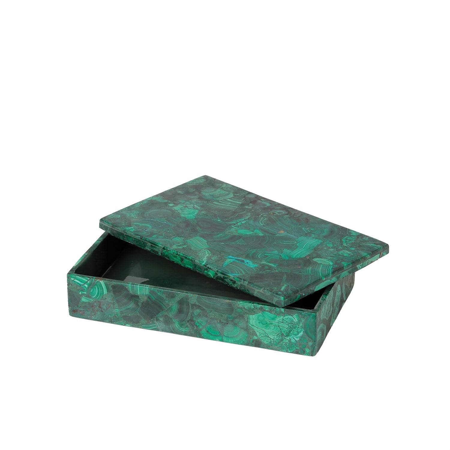 Malachite Stone Box-Global Views-GVSA-9.92374-Baskets & BoxesLarge-3-France and Son