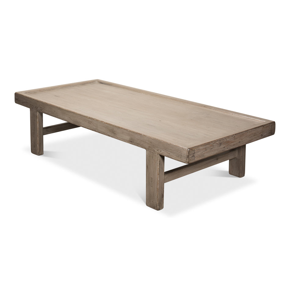 Large Wood Panel Coffee Table-SARREID-SARREID-40774-Coffee Tables-1-France and Son