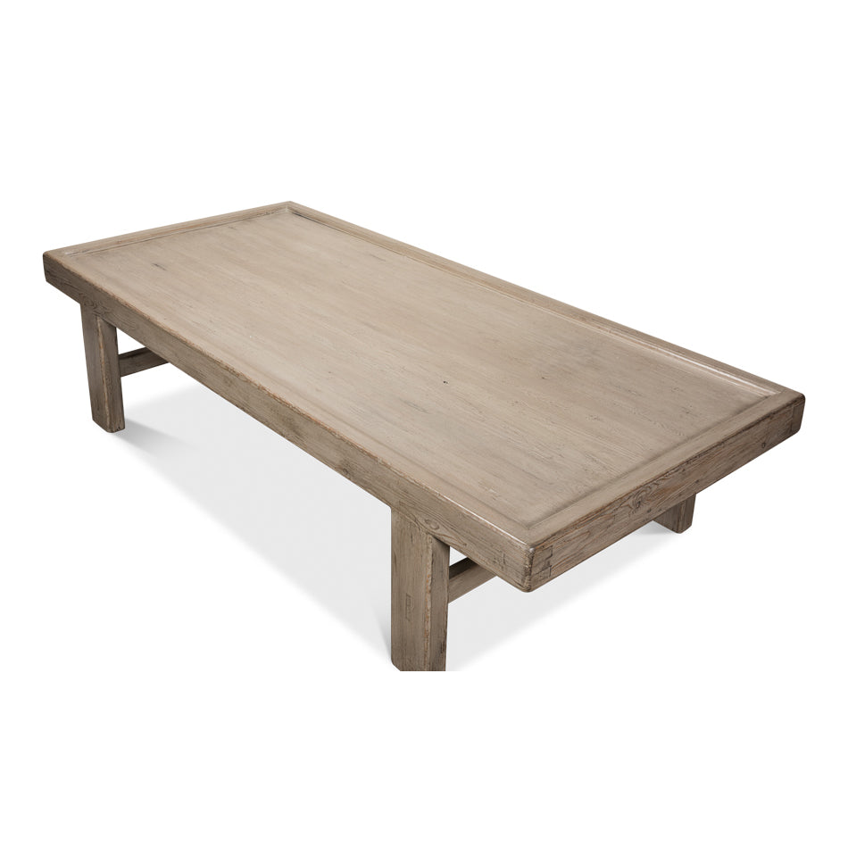 Large Wood Panel Coffee Table-SARREID-SARREID-40774-Coffee Tables-3-France and Son