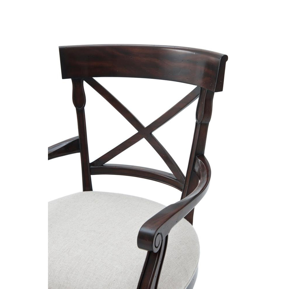 Brooksby Armchair - Set of 2-Theodore Alexander-THEO-4100-830.1AWK-Dining Chairs-4-France and Son