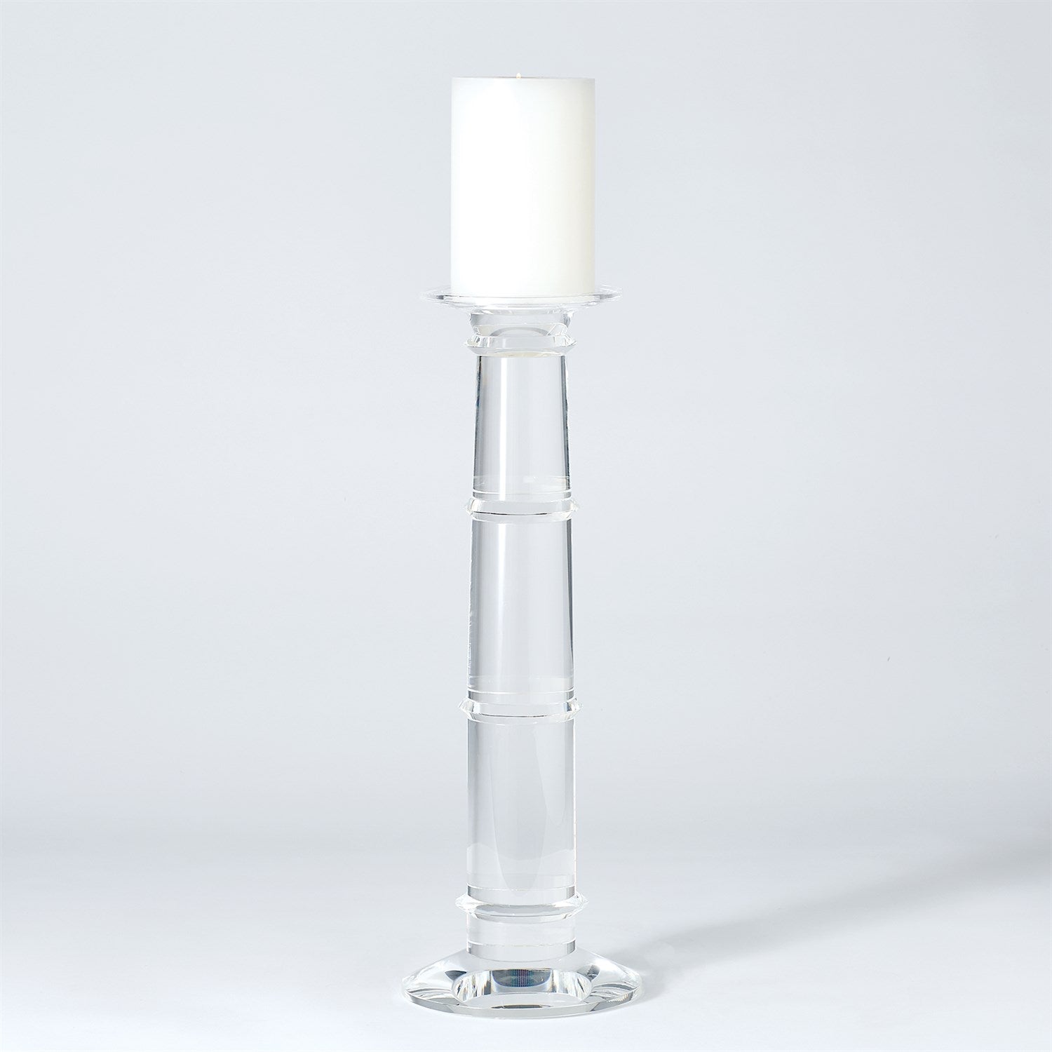 Ice Pillar Holder-Global Views-GVSA-8.81727-Candle HoldersLarge-2-France and Son