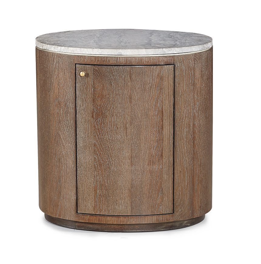 Amado Accent Table-Hickory White-HICW-413-22-Side Tables-2-France and Son