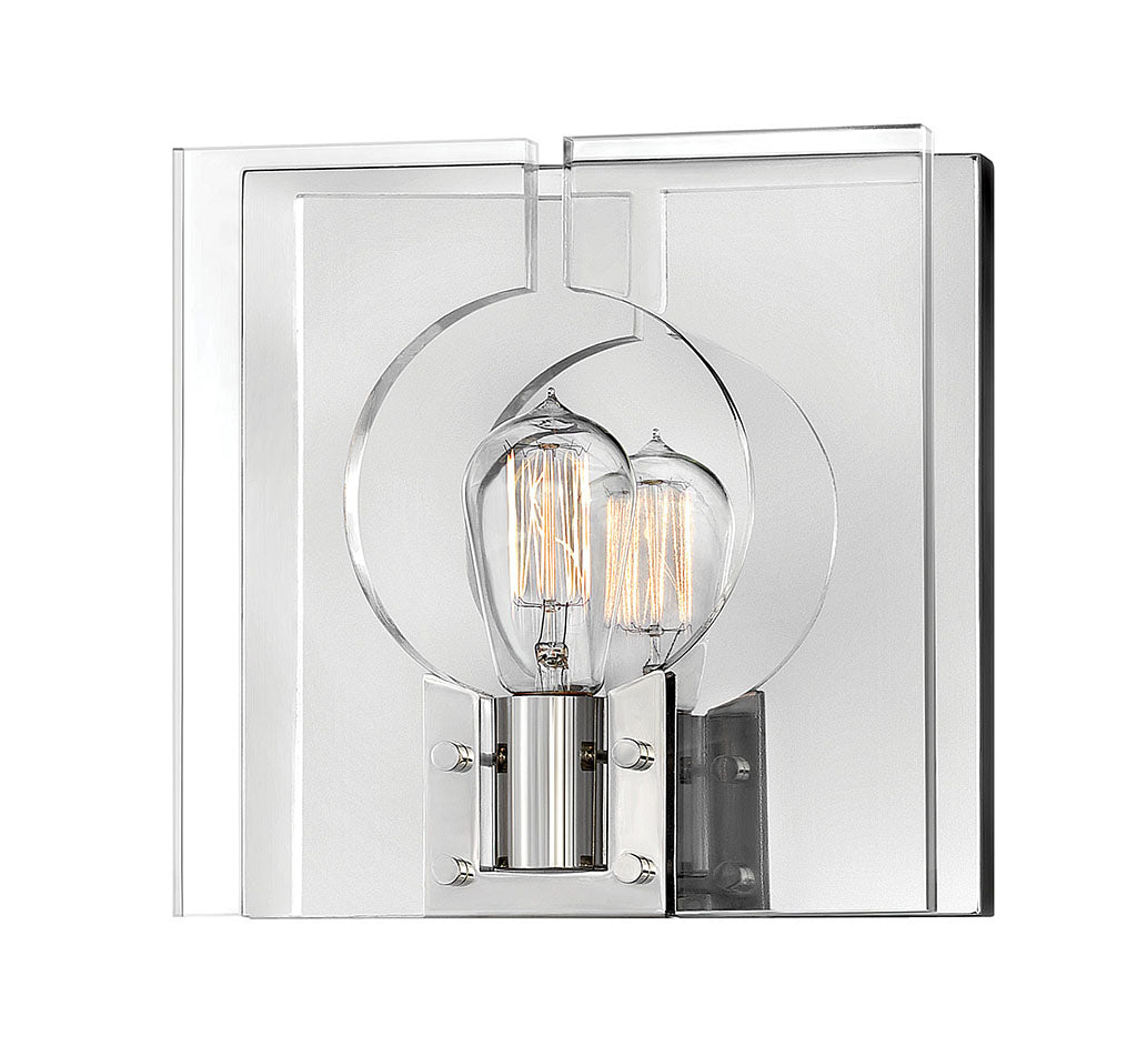 Sconce Ludlow - Single Light Sconce-Hinkley Lighting-HINKLEY-41310PNI-Wall LightingPolished Nickel-2-France and Son