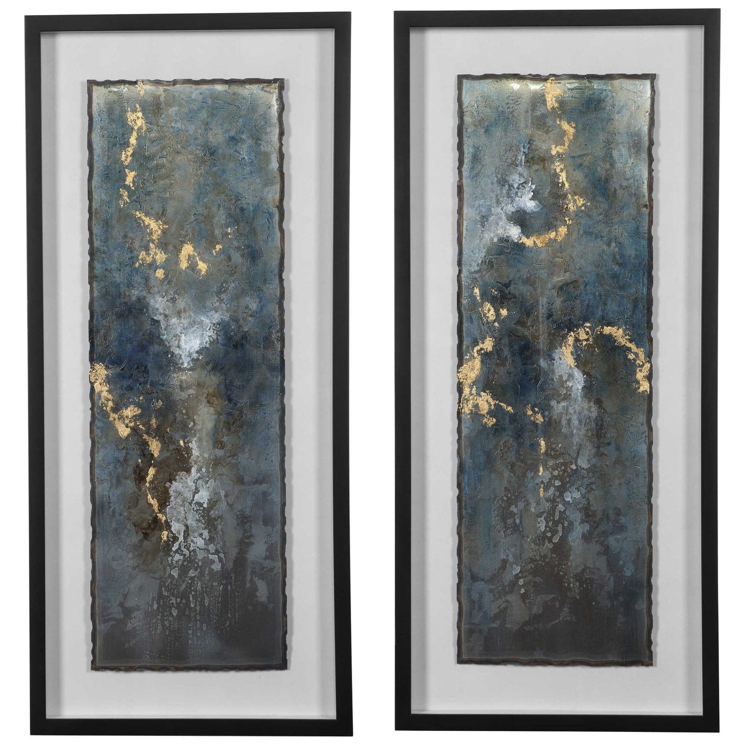 Uttermost Glimmering Agate Abstract Prints - Set of 2-Uttermost-UTTM-41434-Wall Art-1-France and Son