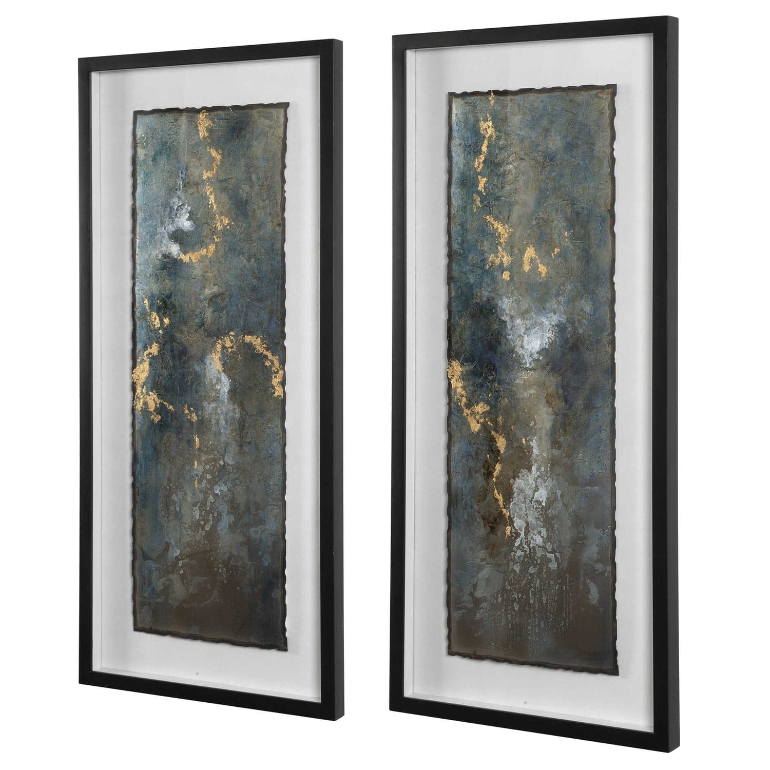 Uttermost Glimmering Agate Abstract Prints - Set of 2-Uttermost-UTTM-41434-Wall Art-3-France and Son