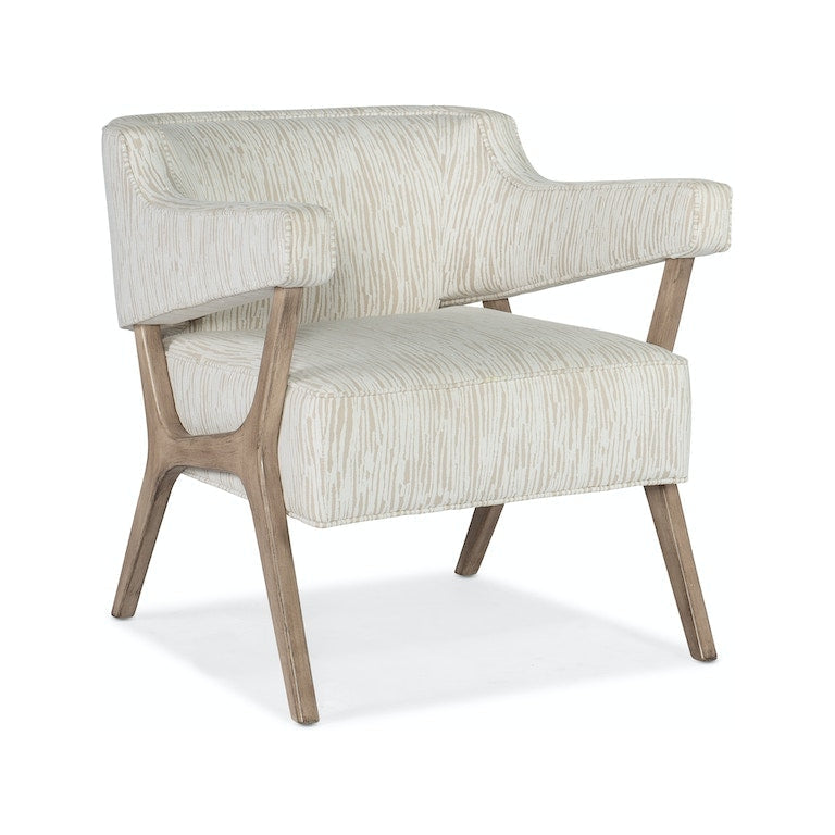 Adkins Exposed Wood Chair-Hooker Furniture Custom-HFC-4168-Lounge Chairs-1-France and Son