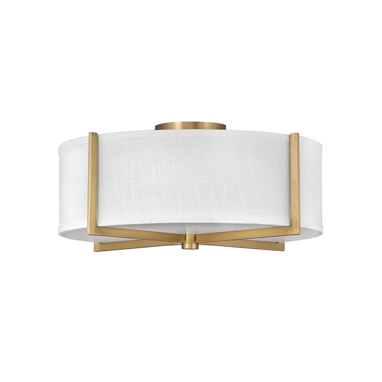 Axis Off White Medium Semi - Flush Mount-Hinkley Lighting-HINKLEY-41708HB-Flush Mounts-1-France and Son