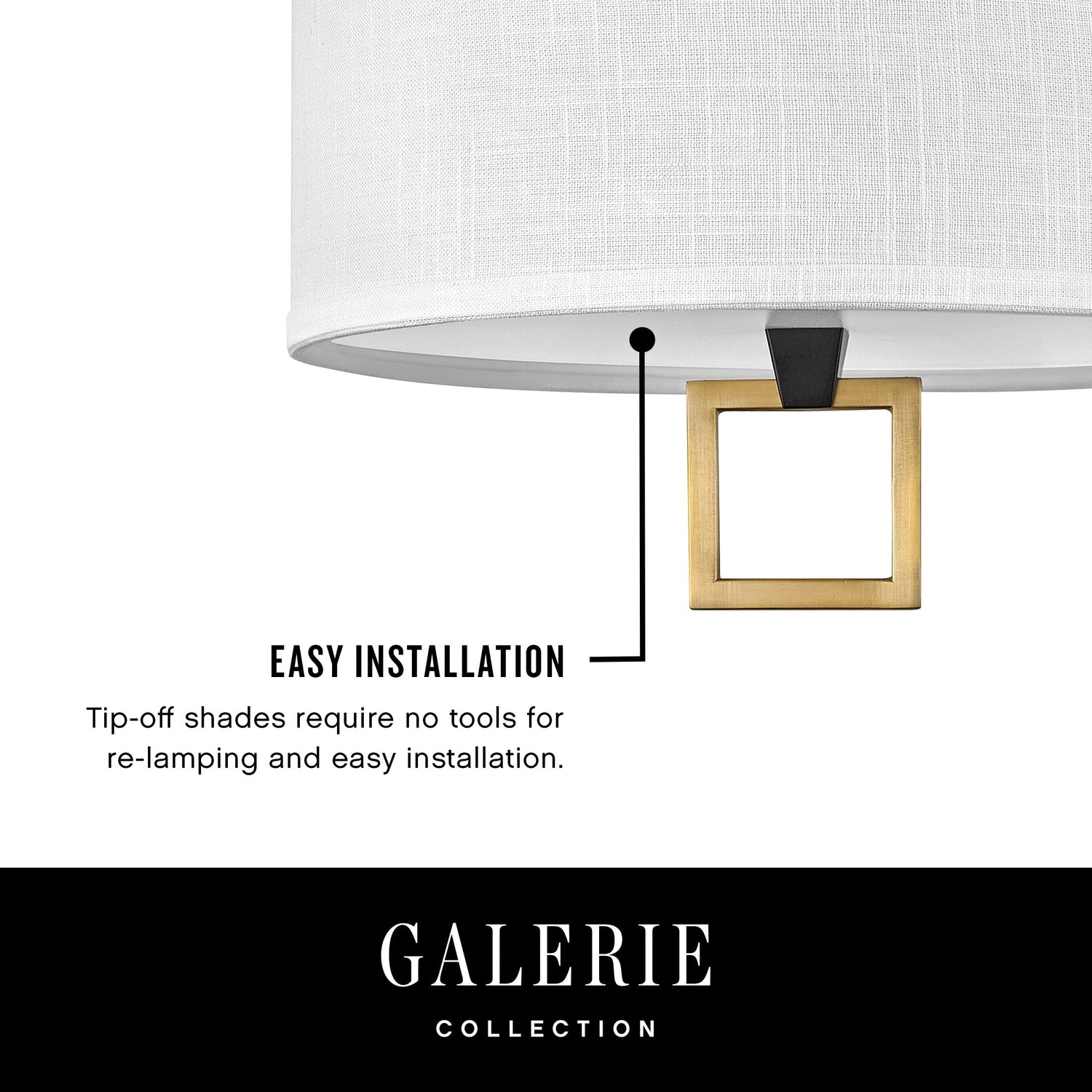 Foyer Link - Medium Semi - Flush Mount-Hinkley Lighting-HINKLEY-41808BK-Flush Mounts-3-France and Son