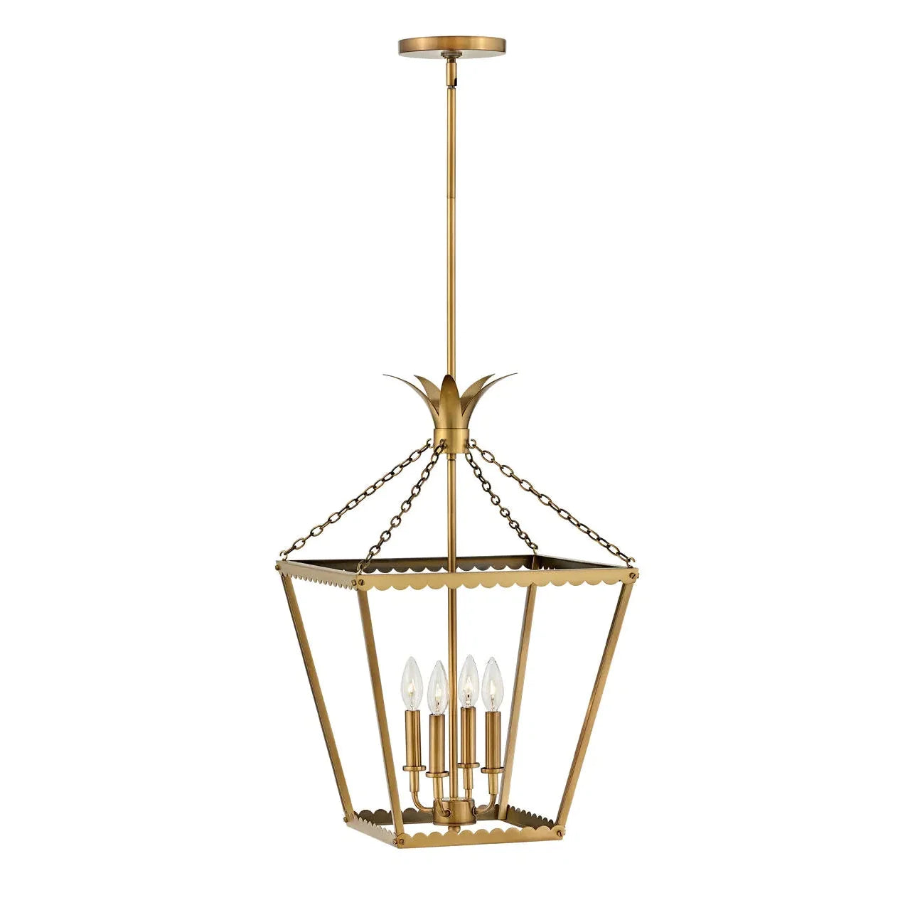 Palma Medium Pendant-Hinkley Lighting-HINKLEY-41925HB-PendantsHeritage Brass-1-France and Son