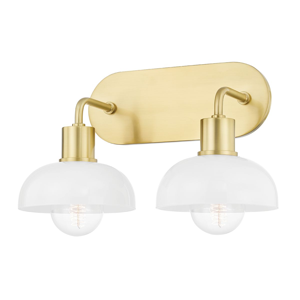 Kyla 2 Light Bath Bracket-Mitzi-HVL-H107302-AGB-Bathroom VanityAged Brass-1-France and Son