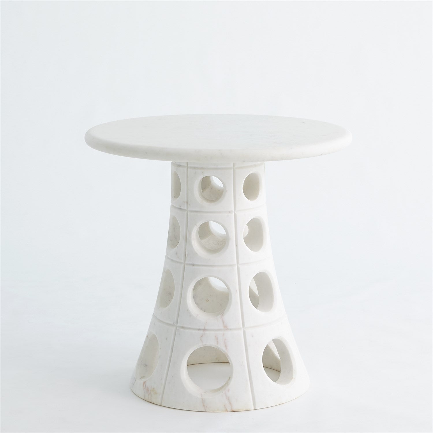 Taper Circle Side Table-Global Views-GVSA-9.92388-Side Tables-1-France and Son