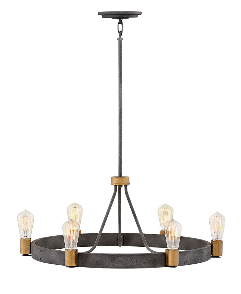 Chandelier Silas - Single Tier-Hinkley Lighting-HINKLEY-4266DZ-ChandeliersMedium-3-France and Son