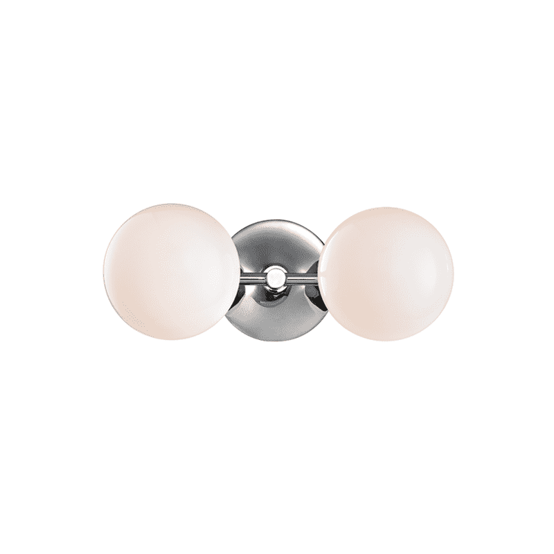 Fleming 2 Light Bath Bracket-Hudson Valley-HVL-4742-PN-Bathroom LightingPolished Nickel-2-France and Son