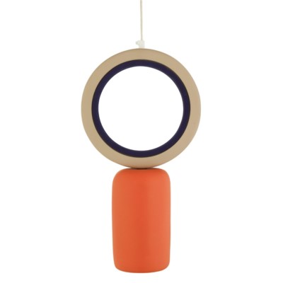 Pelota Suspension-Oggetti-OGGETTI-43-PE7504/TG-PendantsTerracotta/Gray-2-France and Son