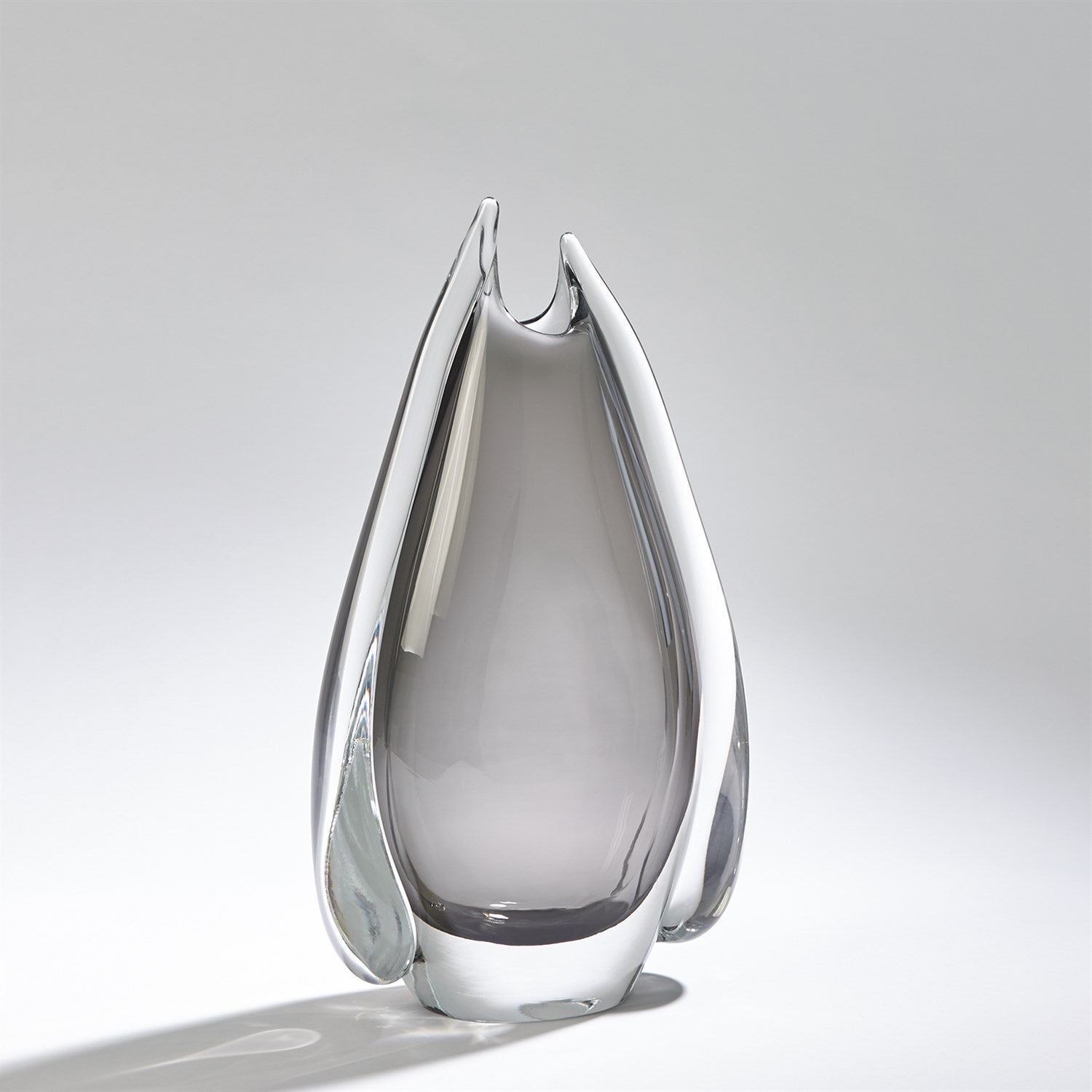 Fin Vase-Global Views-GVSA-6.60536-VasesGrey-Medium-8-France and Son