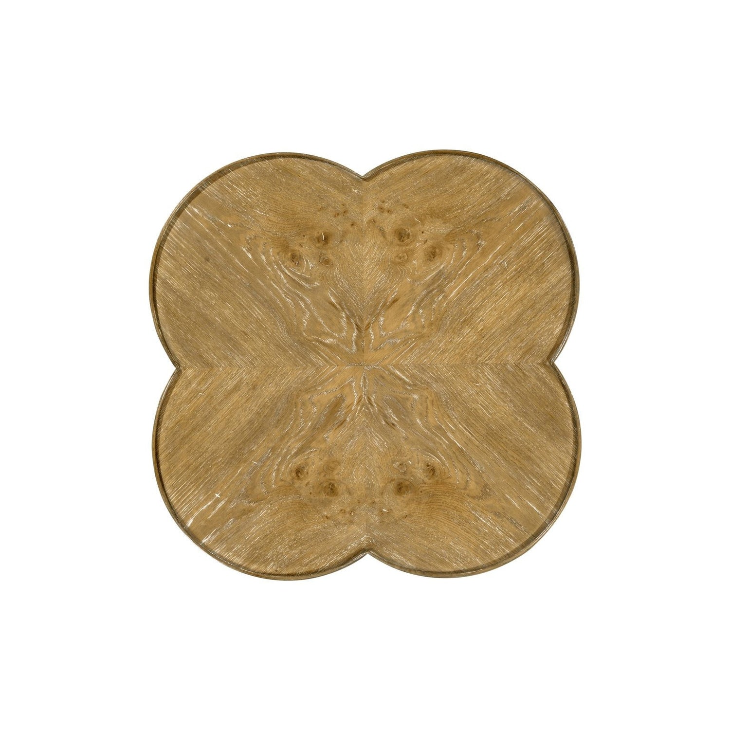 Quatrefoil Lamp Table-Jonathan Charles-JCHARLES-491160-LBC-Side TablesLight Brown Chestnut-10-France and Son