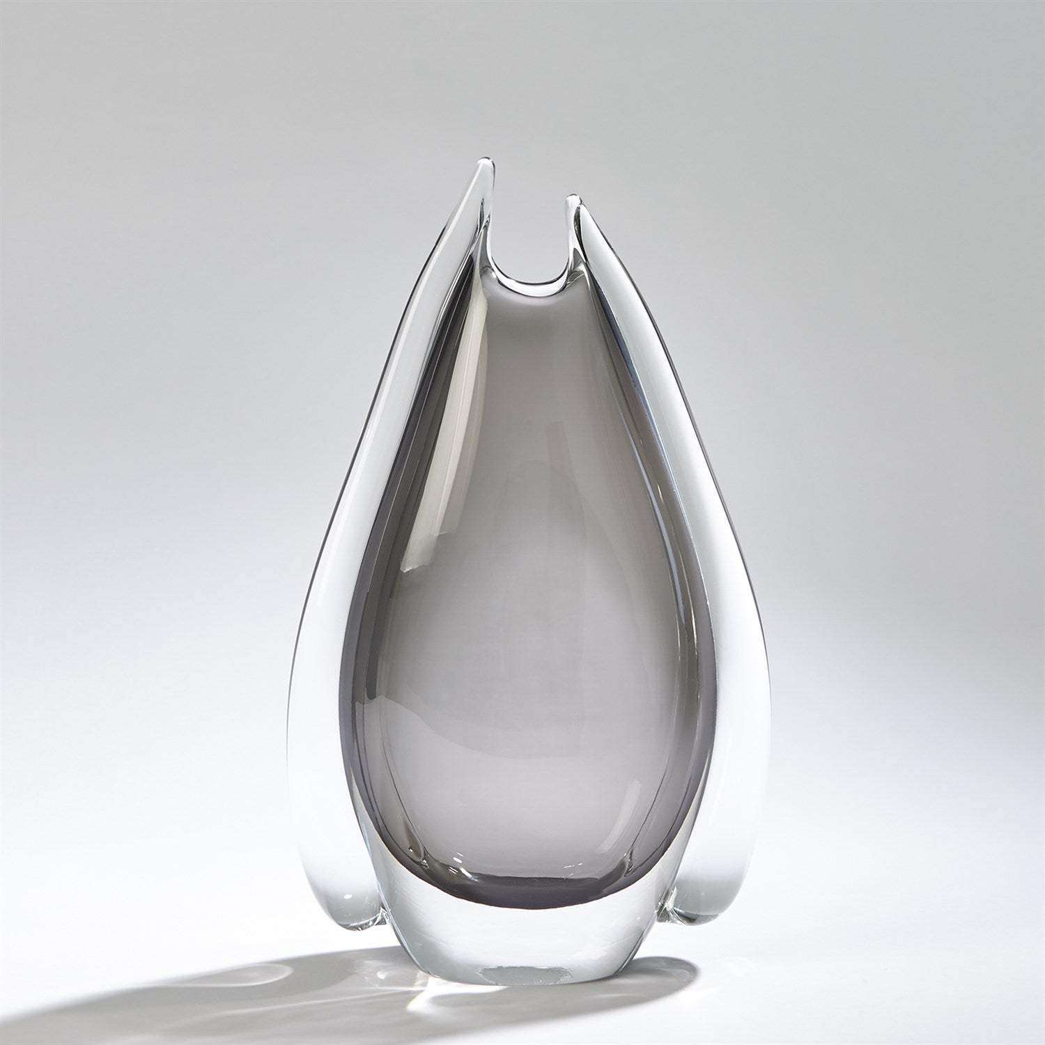 Fin Vase-Global Views-GVSA-6.60535-VasesGrey-Large-5-France and Son