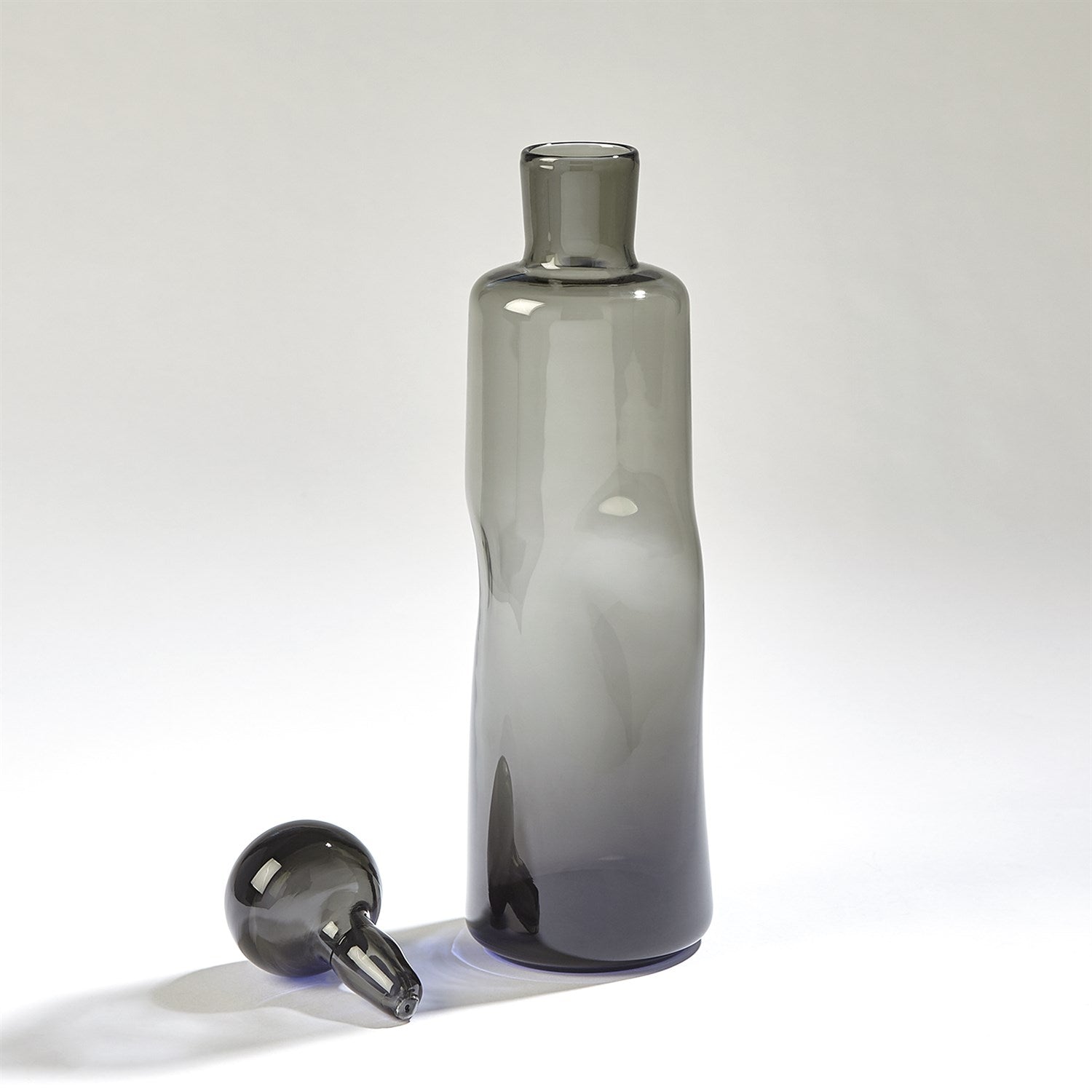 Pinched Decanter-Grey-Tall-Global Views-GVSA-7.30178-Decor-3-France and Son