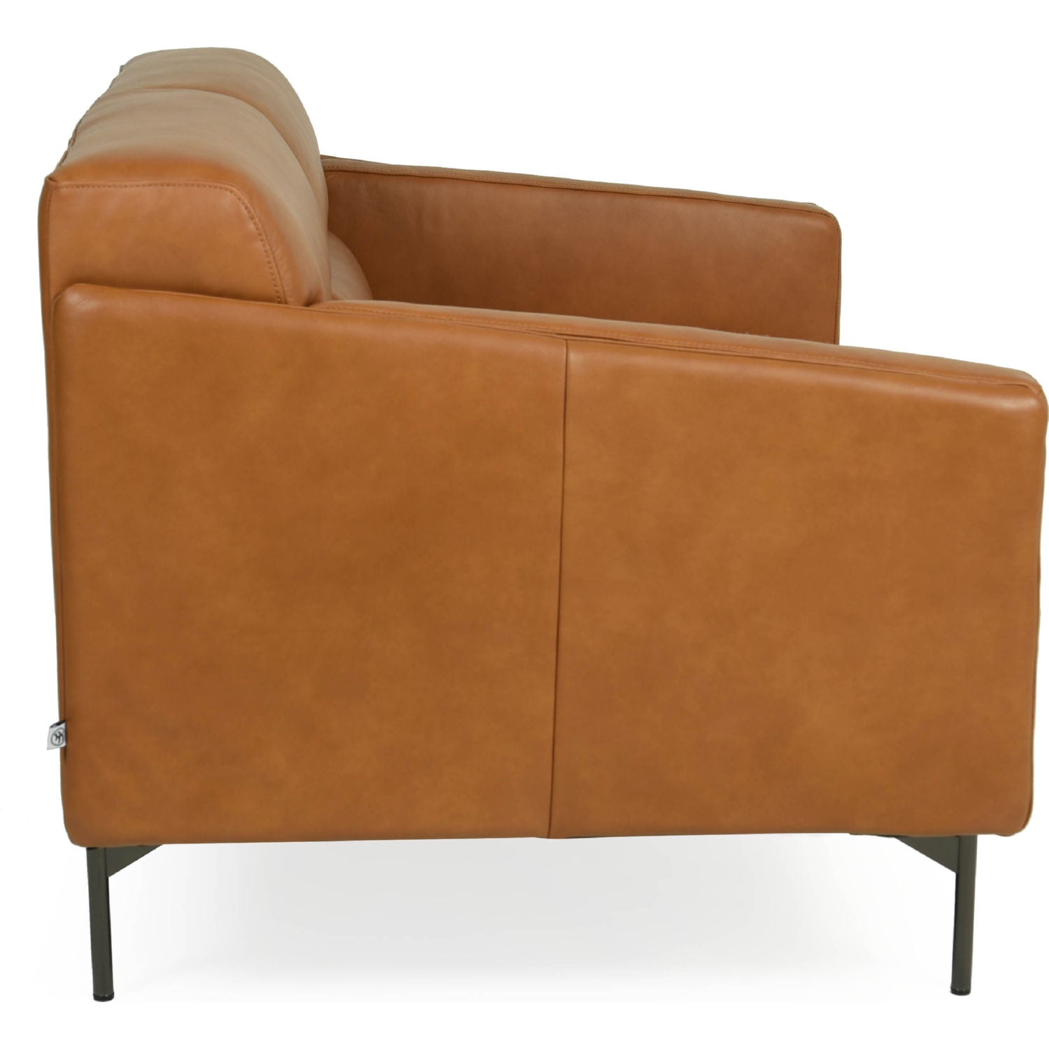 Castelle Full Leather Loveseat in Tan-Moroni Leather-MORONI-44202BS1961-Sofas-3-France and Son