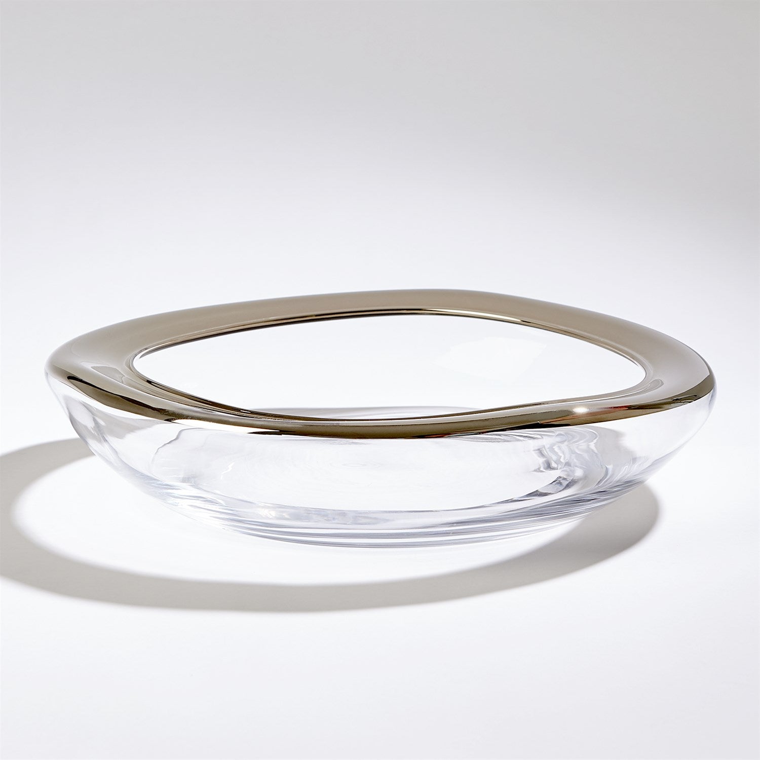 Organic Formed Bowl-Global Views-GVSA-EN6.60005-BowlsPlatinum Rim-1-France and Son