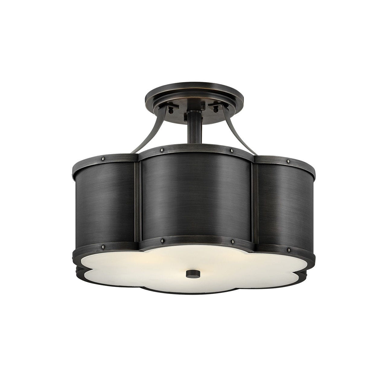 Chance Medium Semi - Flush Mount-Hinkley Lighting-HINKLEY-4444BLB-Flush MountsBlackened Brass-1-France and Son