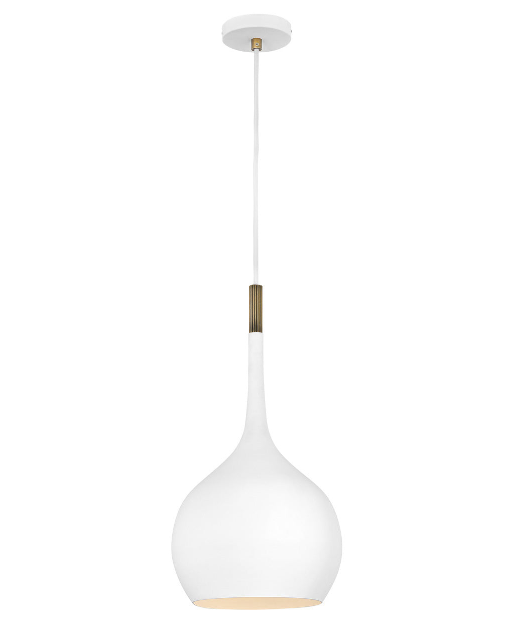 Pendant Ziggy - Medium Pendant-Hinkley Lighting-HINKLEY-4457CI-PendantsChalk White-4-France and Son