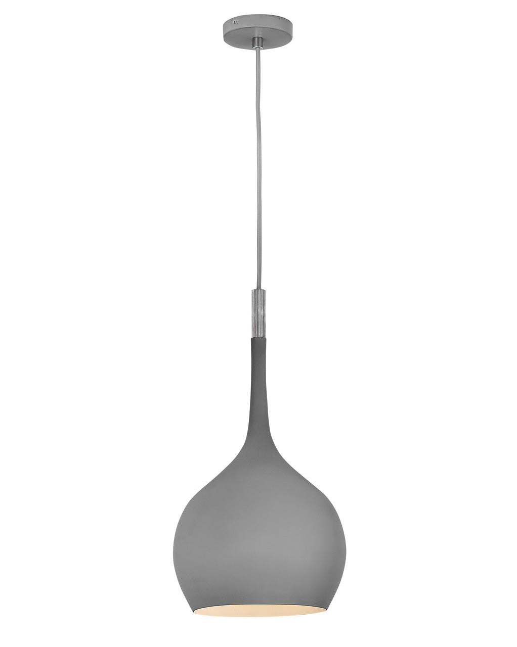 Pendant Ziggy - Medium Pendant-Hinkley Lighting-HINKLEY-4457MG-PendantsMatte Gray-5-France and Son