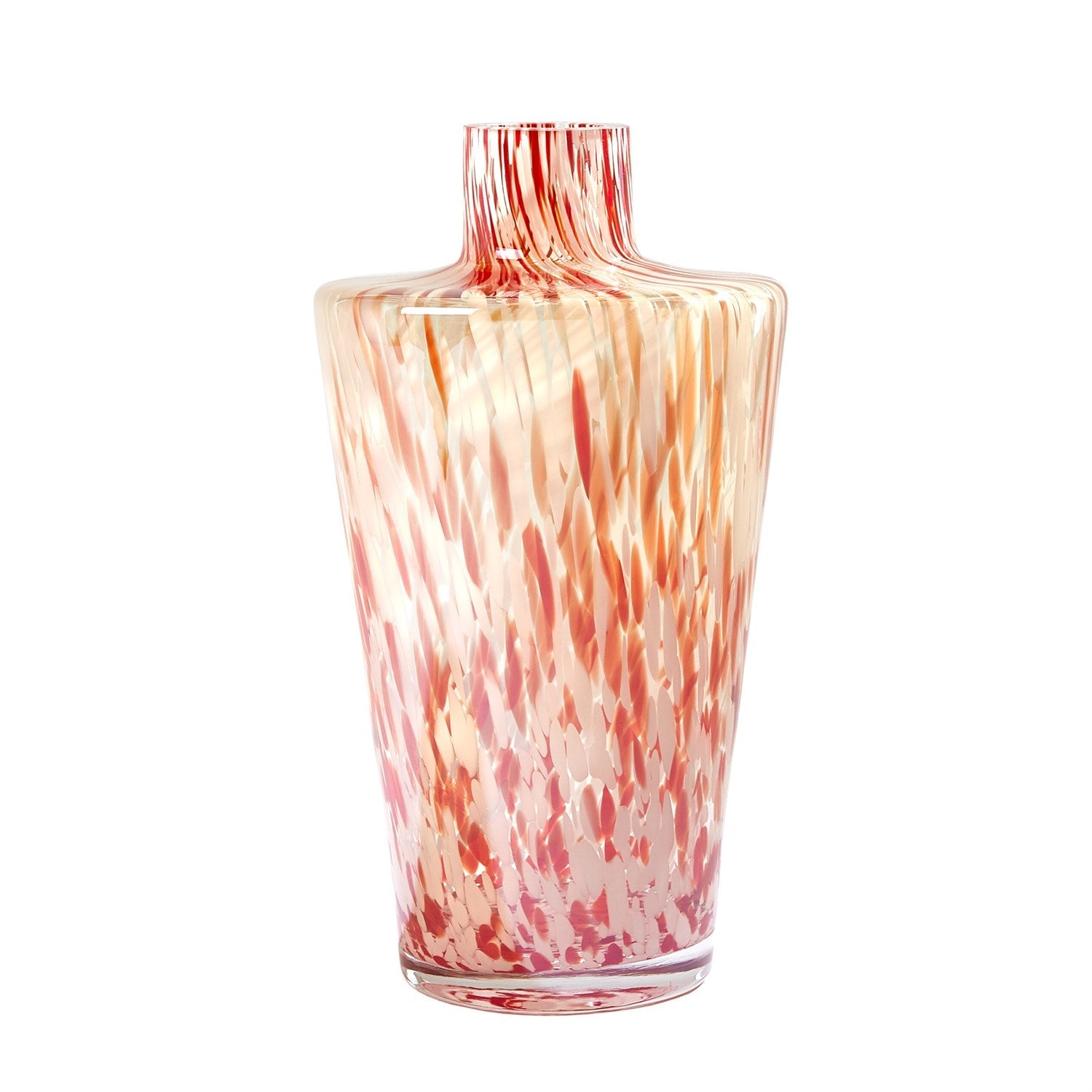 Confetti Shoulder Vase-Global Views-GVSA-6.60524-VasesRed/Beige-Large-5-France and Son