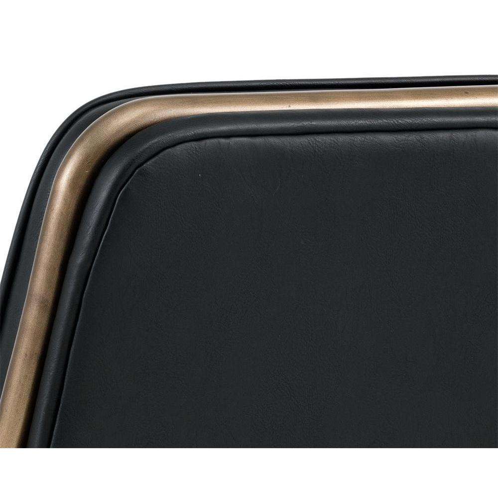 Lincoln Lounge Chair - Rustic Bronze - Vintage Black-Sunpan-SUNPAN-102583-Lounge Chairs-4-France and Son