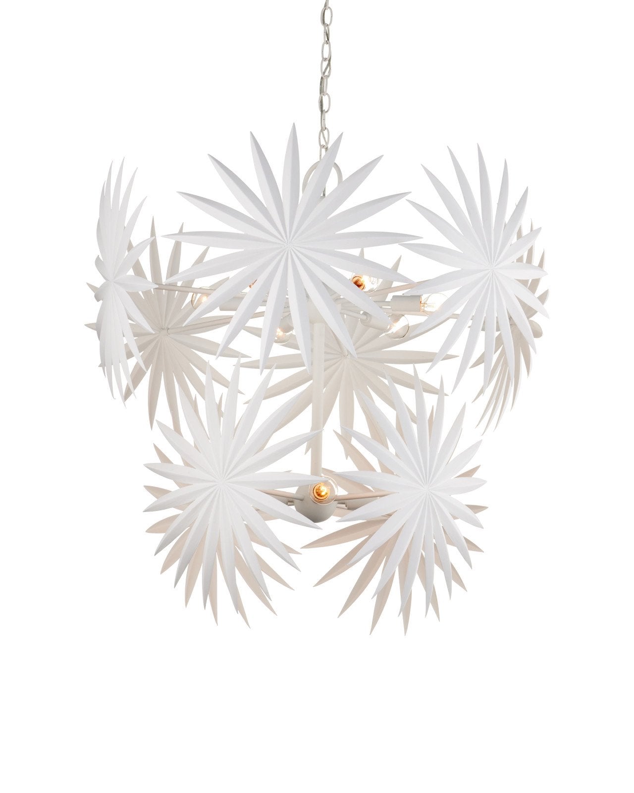 Bismarkia Medium White Chandelier