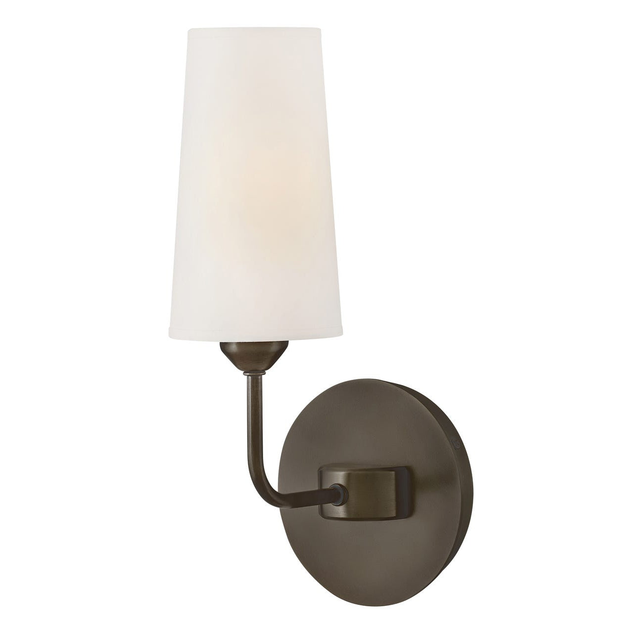 Lewis Single Light Sconce-Hinkley Lighting-HINKLEY-45000BX-Wall SconcesBlack Oxide-1-France and Son