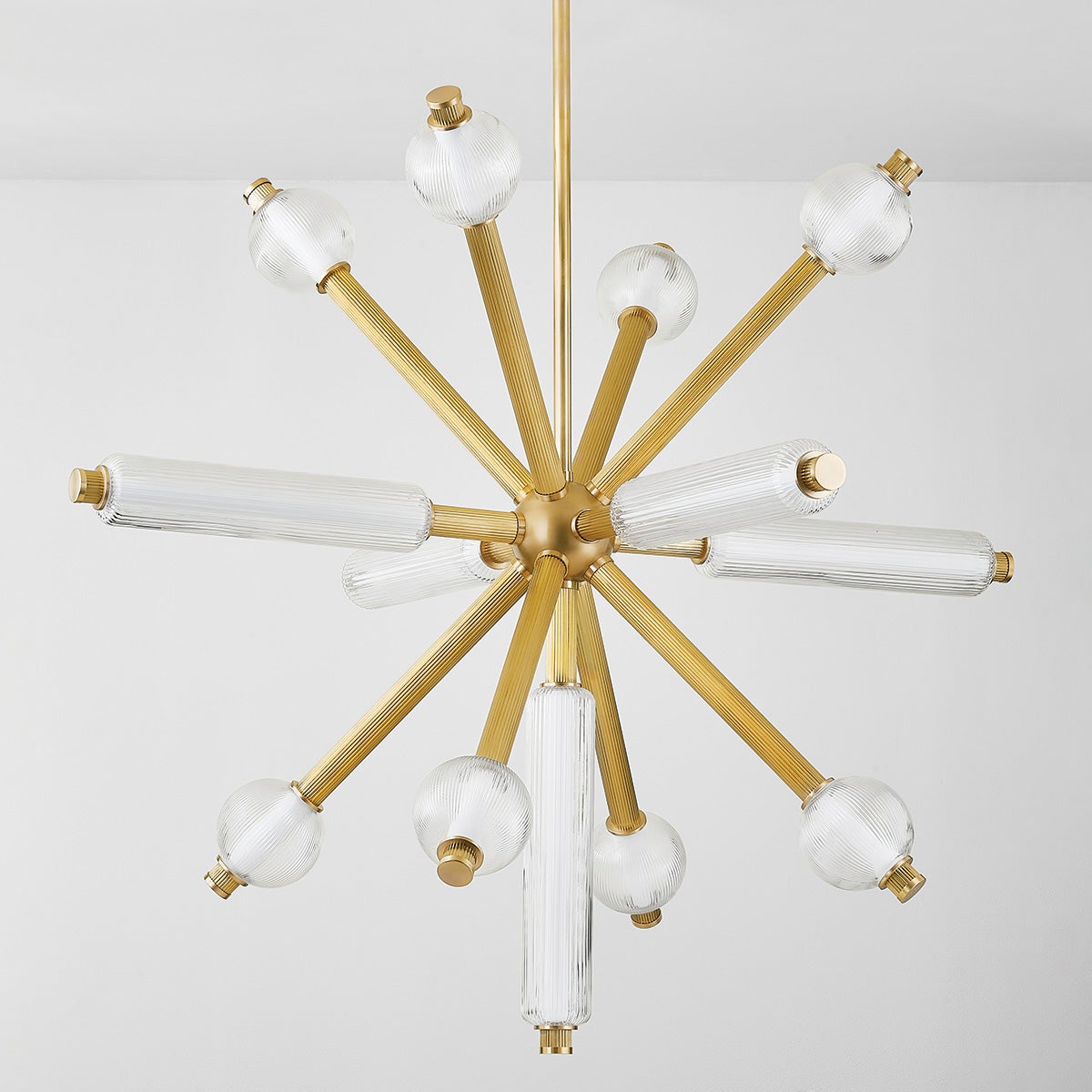 Atom Chandelier - Vintage Brass 13 Lights