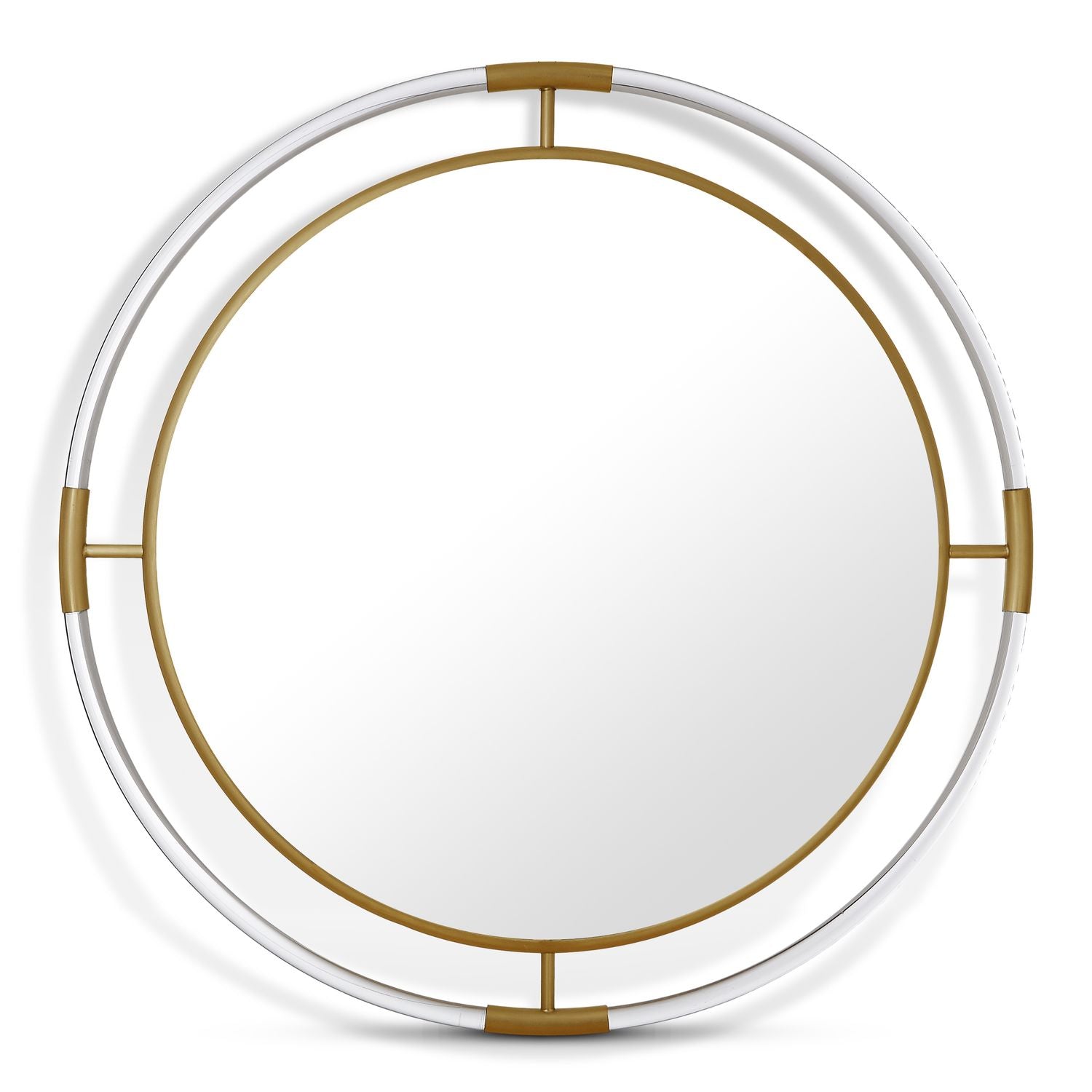 Ghost 34" Gold Acrylic And Metal Frame Mirror