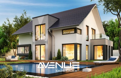 Avenue Outdoor Collection Silver LED