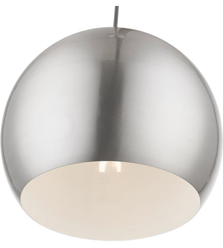 Stockton 1 Light 12 inch Pendant Ceiling Light, Globe-Livex Lighting-LIVEX-45482-01-PendantsAntique Brass with Polished Brass Accents-7-France and Son
