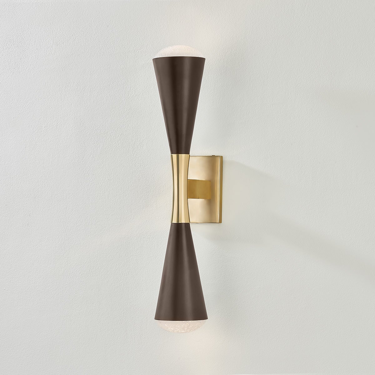 Barcelona Wall Sconce - Vintage Brass/Bronze 2 Lights