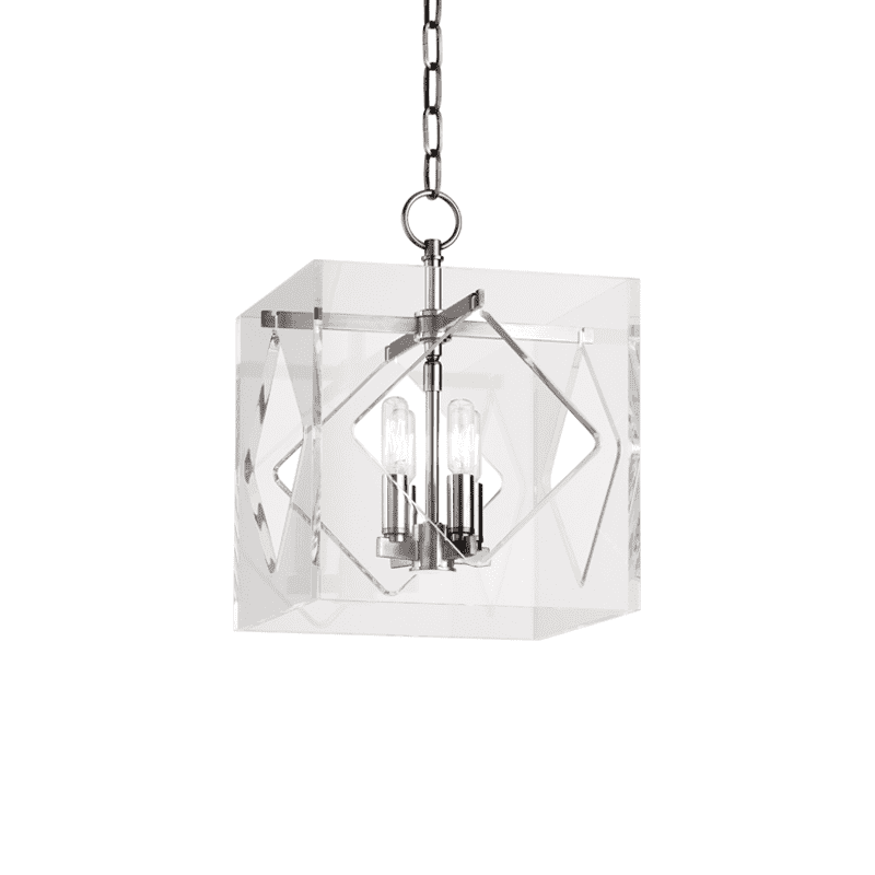 Travis 4 Light Pendant-Hudson Valley-HVL-5912-PN-PendantsPolished Nickel-1-France and Son