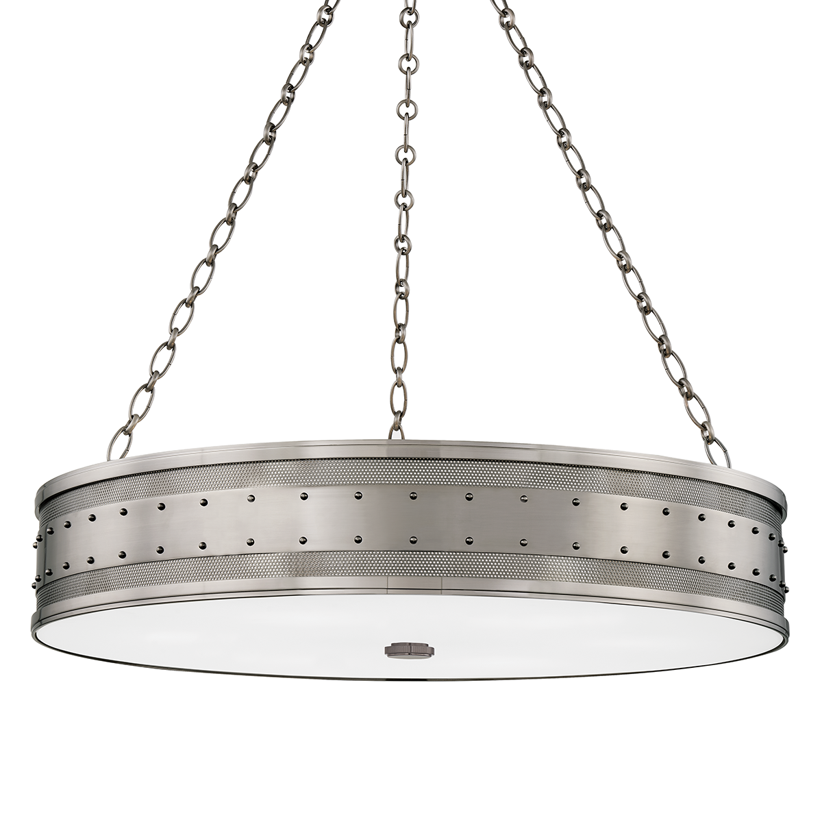 Gaines 6 Light Chandelier-Hudson Valley-HVL-2230-HN-ChandeliersHistoric Nickel-3-France and Son