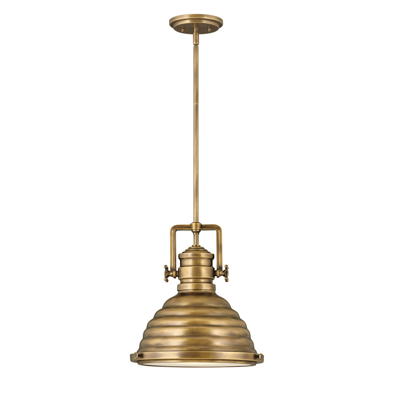 Pendant Keating - Small-Hinkley Lighting-HINKLEY-4697HB-PendantsHeritage Brass-1-France and Son