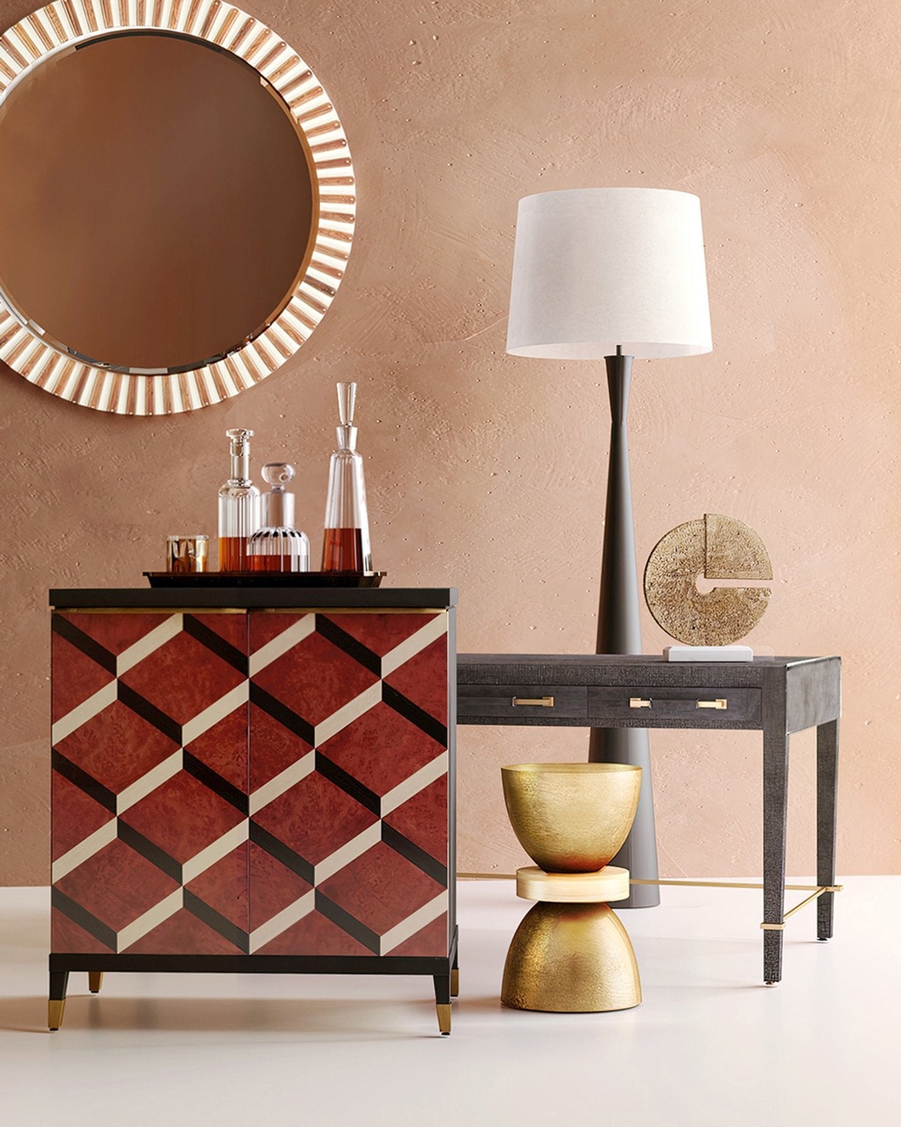 Ivaan Brass Accent Table