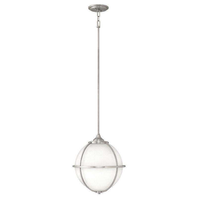 Pendant Odeon Brushed Nickel-Hinkley Lighting-HINKLEY-4744BN-Pendants-1-France and Son