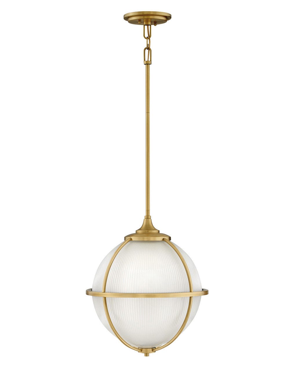 Odeon Medium Orb Pendant-Hinkley Lighting-HINKLEY-4744SA-PendantsSatin Brass-2-France and Son