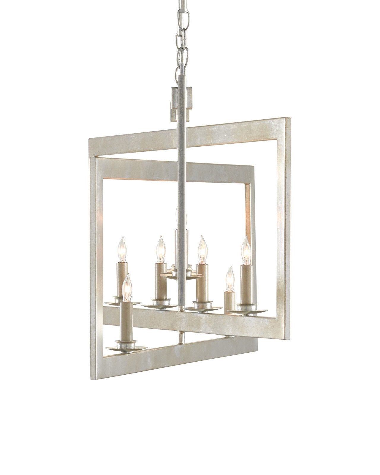 Middleton Silver Rectangular Chandelier