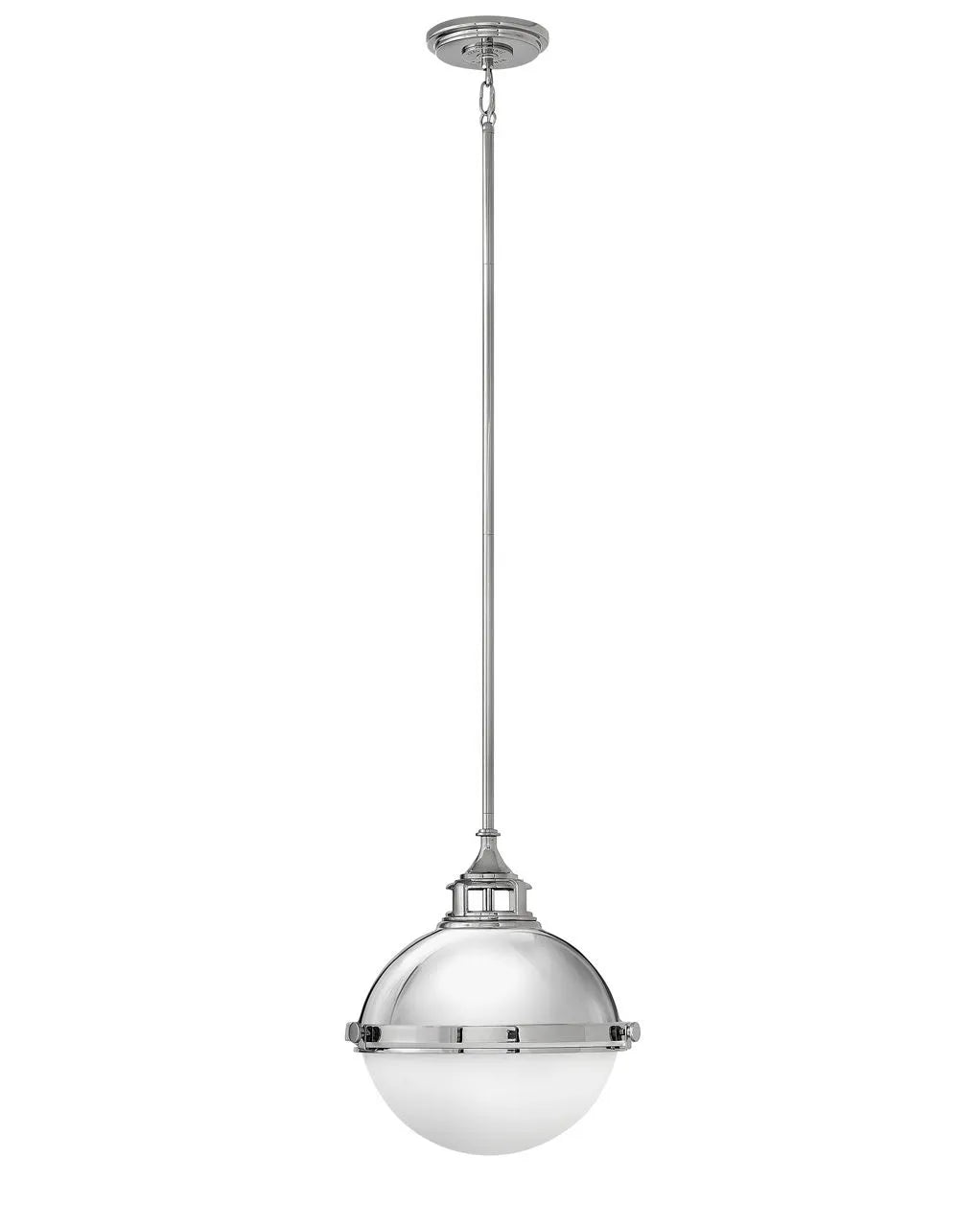 Pendant Fletcher- Small-Hinkley Lighting-HINKLEY-4834PN-PendantsPolished Nickel-3-France and Son