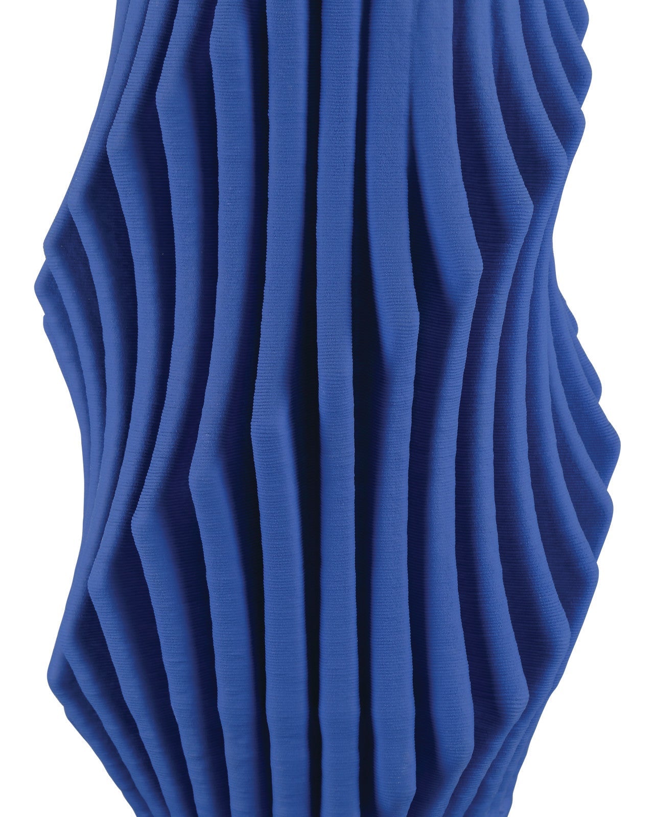 Blue Pleat Large Vase