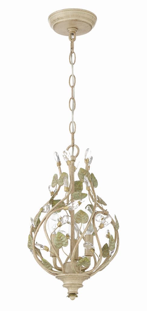 Josie 3 Light Mini Chandelier-Crystorama Lighting Company-CRYSTO-4845-CT-Chandeliers-4-France and Son