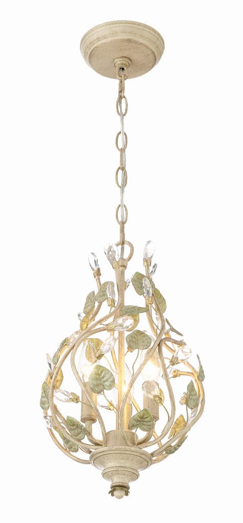 Josie 3 Light Mini Chandelier-Crystorama Lighting Company-CRYSTO-4845-CT-Chandeliers-5-France and Son